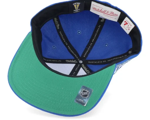 Best Mitchell & Ness Vancouver Canucks Vintage Blue Fitted -