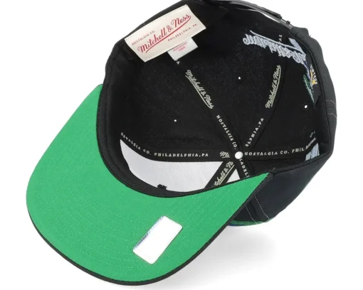 Snapback-Mitchell & Ness Vancouver Canucks Vintage Paintbrush Snapback - Black