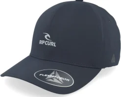 New Rip Curl Vaporcool Delta Cap Black Flexfit -