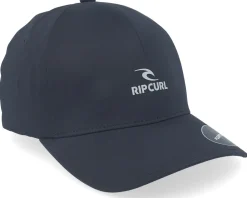 New Rip Curl Vaporcool Delta Cap Black Flexfit -