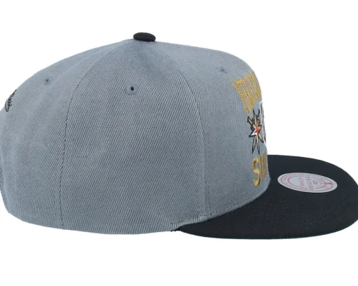 Snapback-Mitchell & Ness Vegas Golden Knights City Love Grey/Black Snapback -