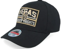 Adjustable-Mitchell & Ness Vegas Golden Knights Horizon Patch Classic Red Adjustable - Black