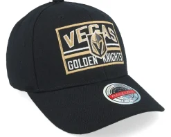 Adjustable-Mitchell & Ness Vegas Golden Knights Horizon Patch Classic Red Adjustable - Black