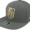 Best Fanatics Vegas Golden Knights Primary Logo Dark Shadow Snapback - Grey