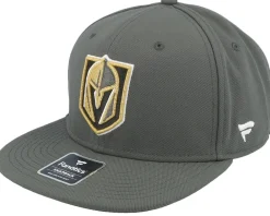 Best Fanatics Vegas Golden Knights Primary Logo Dark Shadow Snapback - Grey