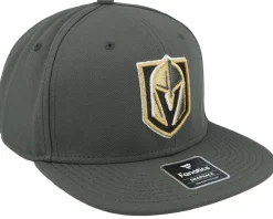 Best Fanatics Vegas Golden Knights Primary Logo Dark Shadow Snapback - Grey