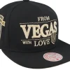 Snapback-Mitchell & Ness Vegas Golden Knights With Love Snapback - Black