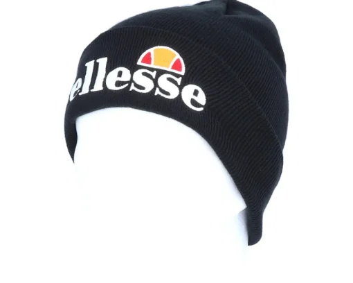 Cuff Beanies-Ellesse Velly Black/White Cuff -
