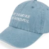 Dad Cap-Scenes Very Demure Very Mindful Denim Light Dad Cap - Blue