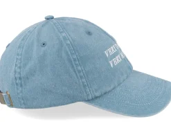 Dad Cap-Scenes Very Demure Very Mindful Denim Light Dad Cap - Blue