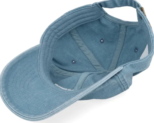 Dad Cap-Scenes Very Demure Very Mindful Denim Light Dad Cap - Blue