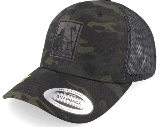 Trucker-Vikings Viking Warrior Multicam Black Camo Trucker -