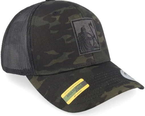 Trucker-Vikings Viking Warrior Multicam Black Camo Trucker -