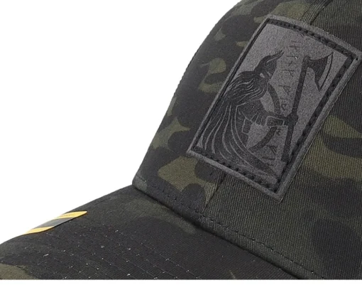 Trucker-Vikings Viking Warrior Multicam Black Camo Trucker -