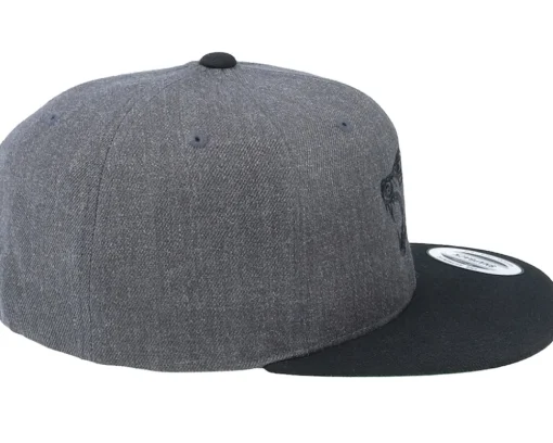 Snapback-Vikings Viking Wolf Charcoal Grey/Black Snapback -