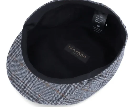 Clearance Mayser Vincent Soft Casual Grey Flat Cap -