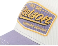 Trucker-Stetson Vintage Lilac/Off White A-Frame Trucker - Purple, White