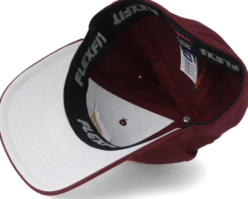 Hot Born To Ride Vintage Motors Maroon Flexfit -