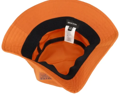 Buckets-Brixton Vintage Nylon Packable Paradise Orange Bucket -
