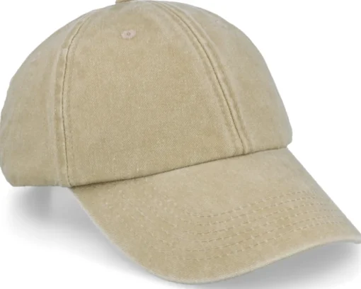 Discount Beechfield Vintage Washed Stone Dad Cap - Beige