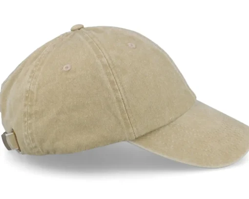 Discount Beechfield Vintage Washed Stone Dad Cap - Beige