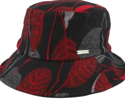 Discount Seeberger Viscose Fabric Red/Black Bucket -