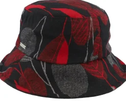 Discount Seeberger Viscose Fabric Red/Black Bucket -