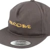 Snapback-Volcom Volbaige Rinsed Black Snapback -