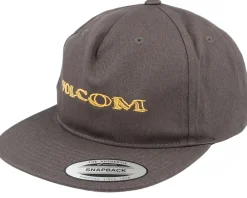 Snapback-Volcom Volbaige Rinsed Black Snapback -