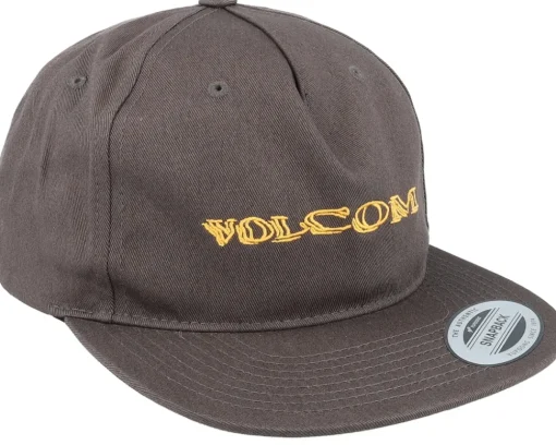 Snapback-Volcom Volbaige Rinsed Black Snapback -