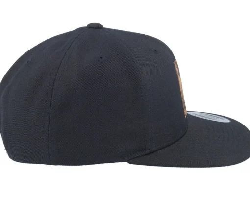 Snapback-Wild Spirit Vulcano Brown Patch Black Snapback -