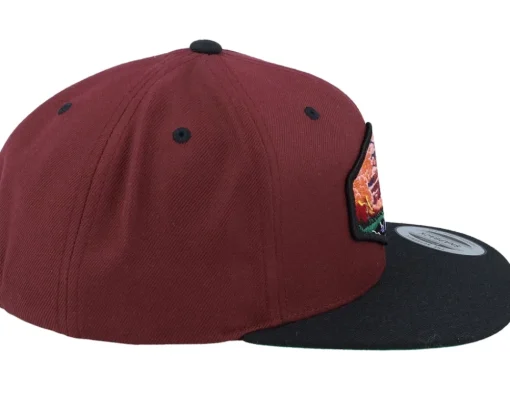 Outlet Wild Spirit Vulcano Maroon Black Snapback -