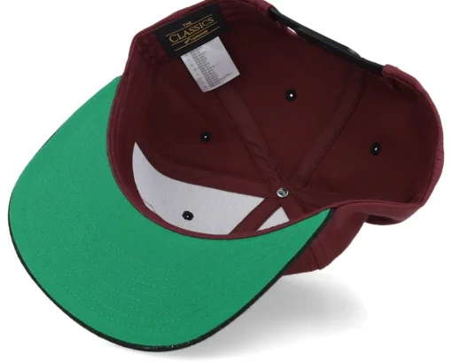 Outlet Wild Spirit Vulcano Maroon Black Snapback -
