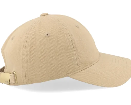 Sale Wei Wai Washed Cotton Khaki Mom Cap - Beige