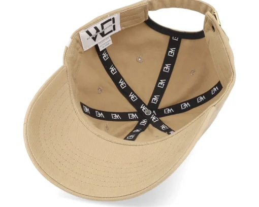 Sale Wei Wai Washed Cotton Khaki Mom Cap - Beige