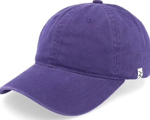 Dad Cap | Blanks-Wei Wai Washed Dark Mom Cap - Purple