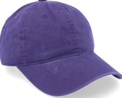 Dad Cap | Blanks-Wei Wai Washed Dark Mom Cap - Purple