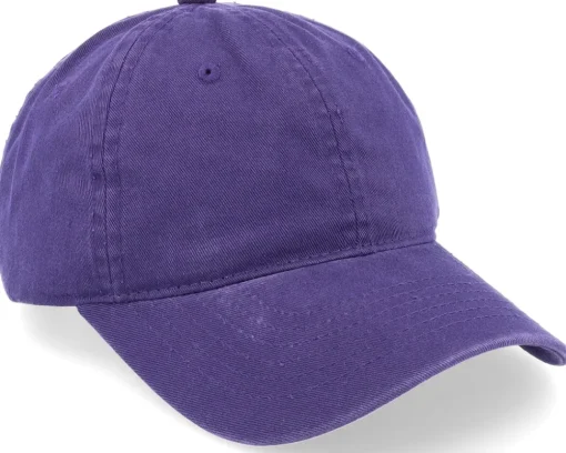 Dad Cap | Blanks-Wei Wai Washed Dark Mom Cap - Purple