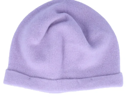 Cuff Beanies-Seeberger Walk Beret Lilac Beanie -