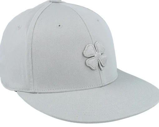 Fitted-Black Clover Wallen Grey W Grey Clover Fitted -
