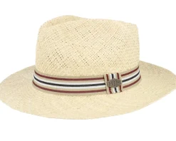 Straw Hat-MJM Hats Walther 41 Natural Straw Hat -