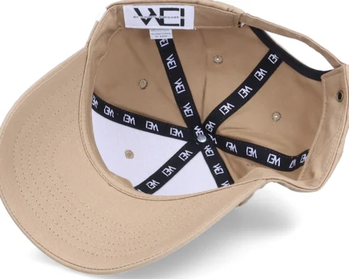 Blanks-Wei Wanda Khaki High Crown Adjustable - Beige