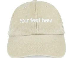Dad Cap-Beechfield Washed Dad Cap With Embroidery - Black