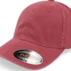 Flexfit-Flexfit Washed Cotton Dad Cap Maroon - Red