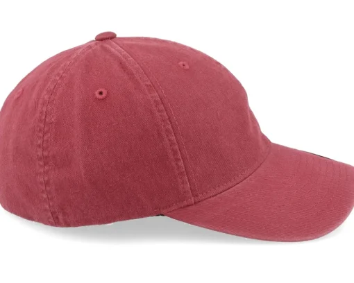Flexfit-Flexfit Washed Cotton Dad Cap Maroon - Red