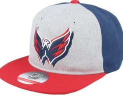 Snapback-Outerstuff Washington Capitals NHL Deadstock Heather /Navy/Red Snapback - Grey