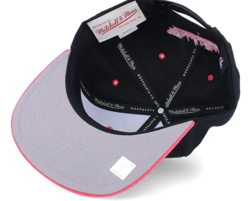 Snapback-Mitchell & Ness Washington Wizards Tone Santa Ana 2 Black/Pink Snapback -