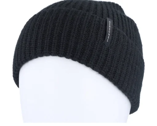 Hot Herschel Watch Cap Vertical Id Beanie Cuff - Black