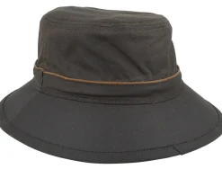 Clearance Stetson Waxed Cotton Brown Bucket -