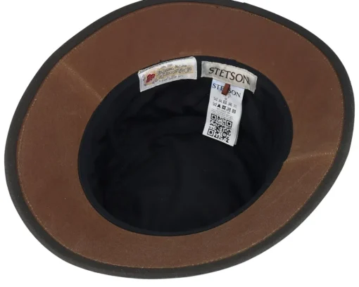 Clearance Stetson Waxed Cotton Brown Bucket -